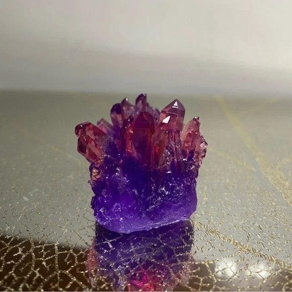 House decoration ~ Purple & pink crystal cluster decoration ππ - Picture 9 of 16